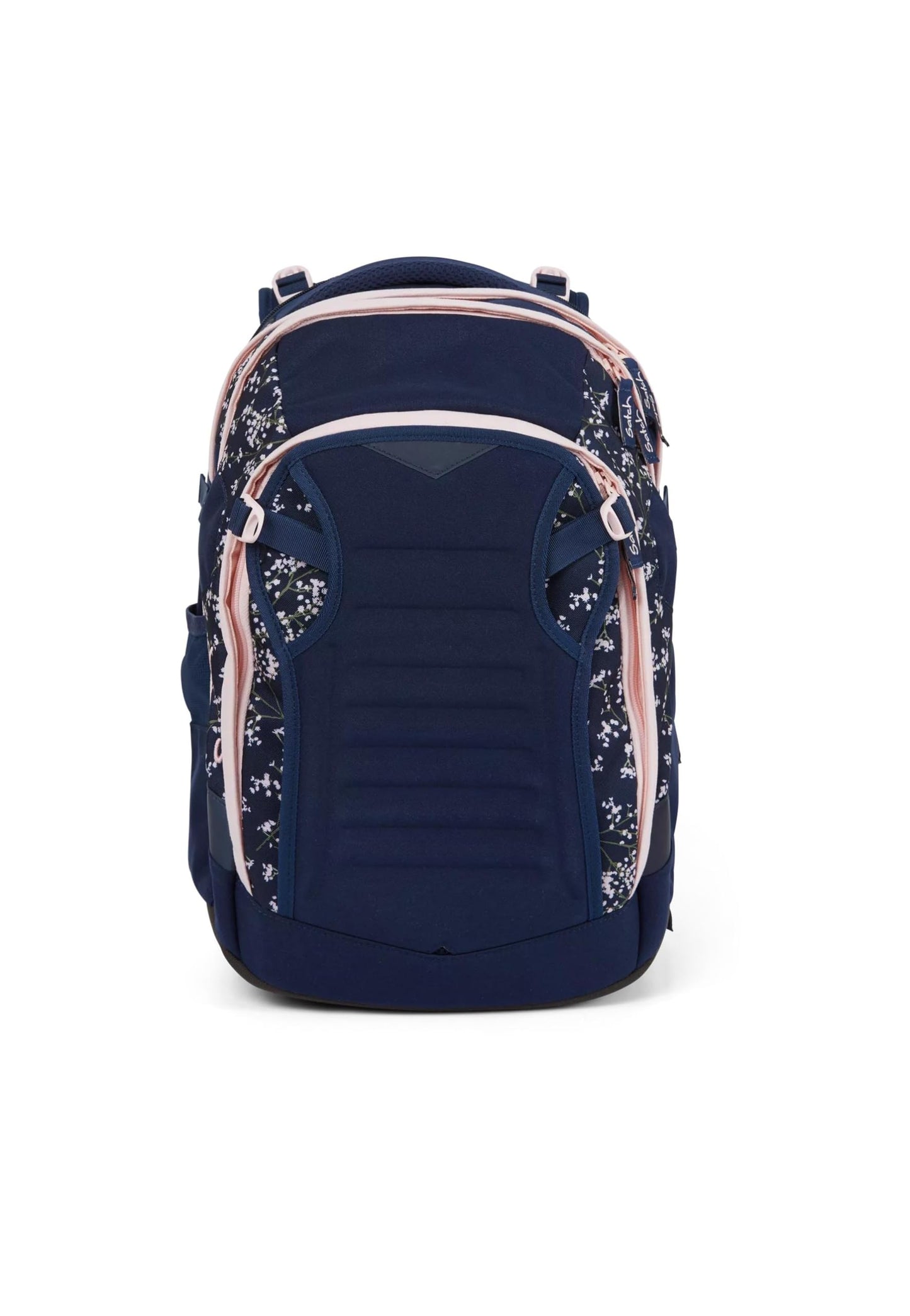 satch match Schulrucksack | Ergonomisch | Erweiterbar 35L | Fronttasche | Dunkelblau