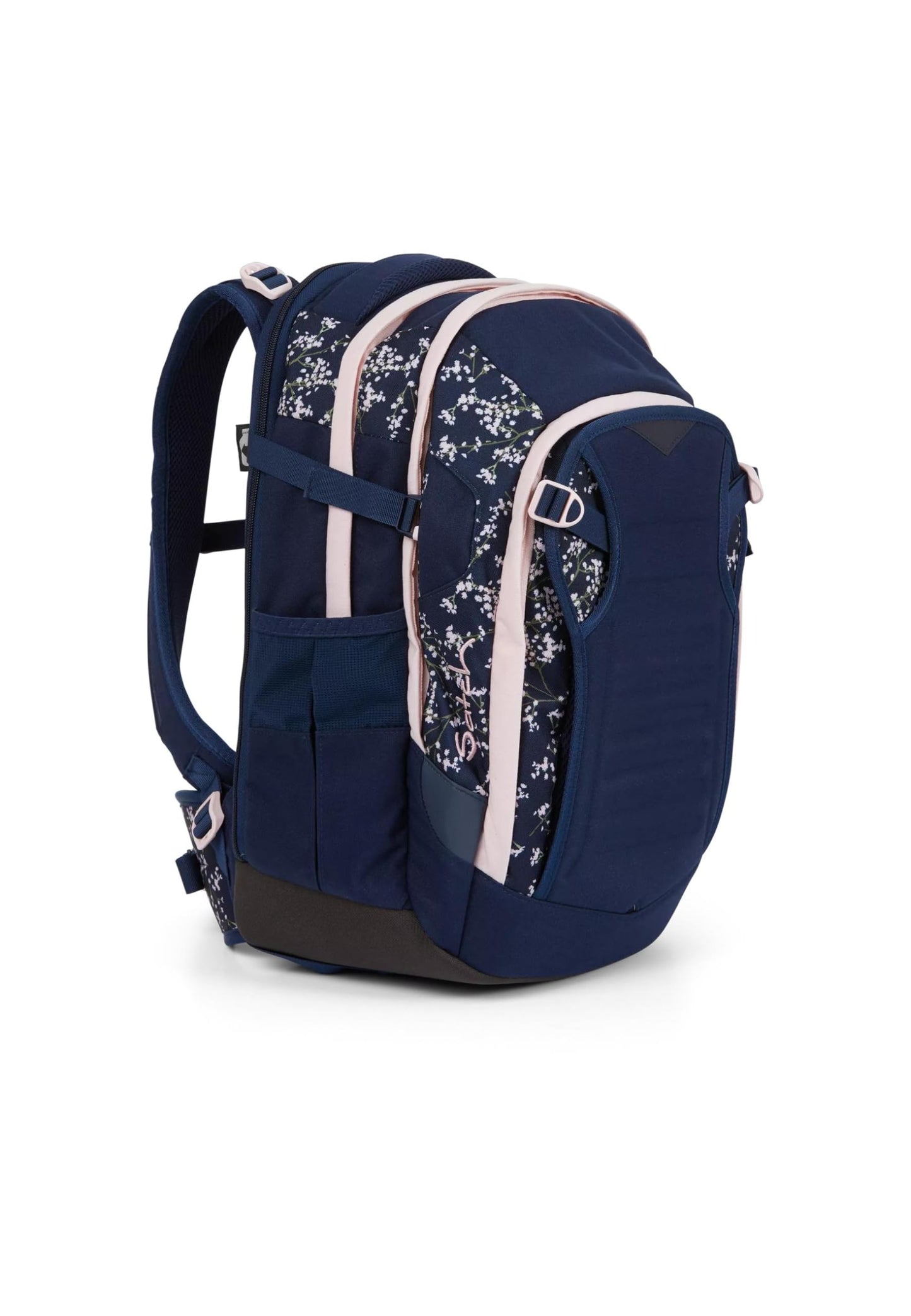 satch match Schulrucksack | Ergonomisch | Erweiterbar 35L | Fronttasche | Dunkelblau