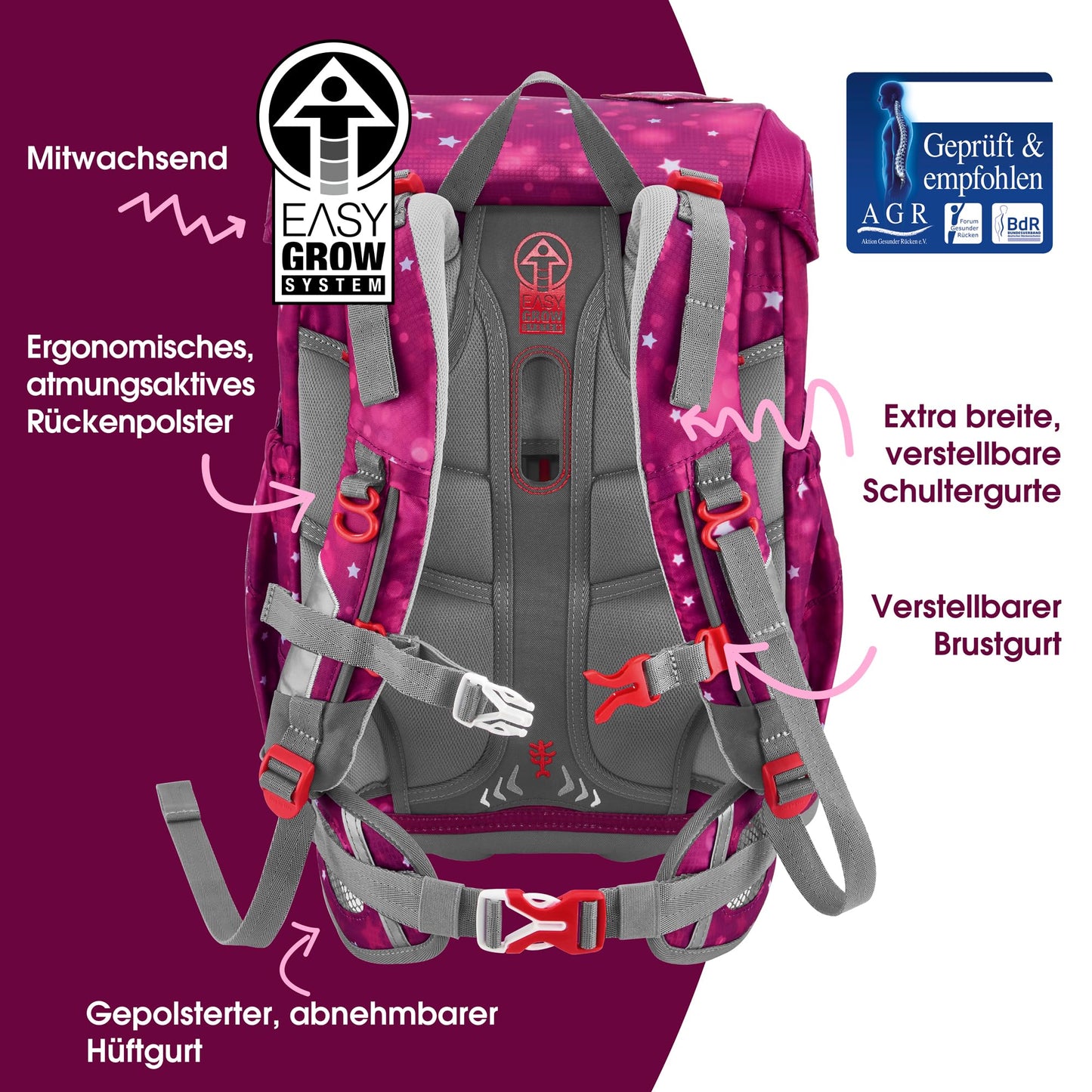 Step by Step CLOUD Set „Sweet Unicorn“ 5-teilig | Ergonomisch | Höhenverstellbar