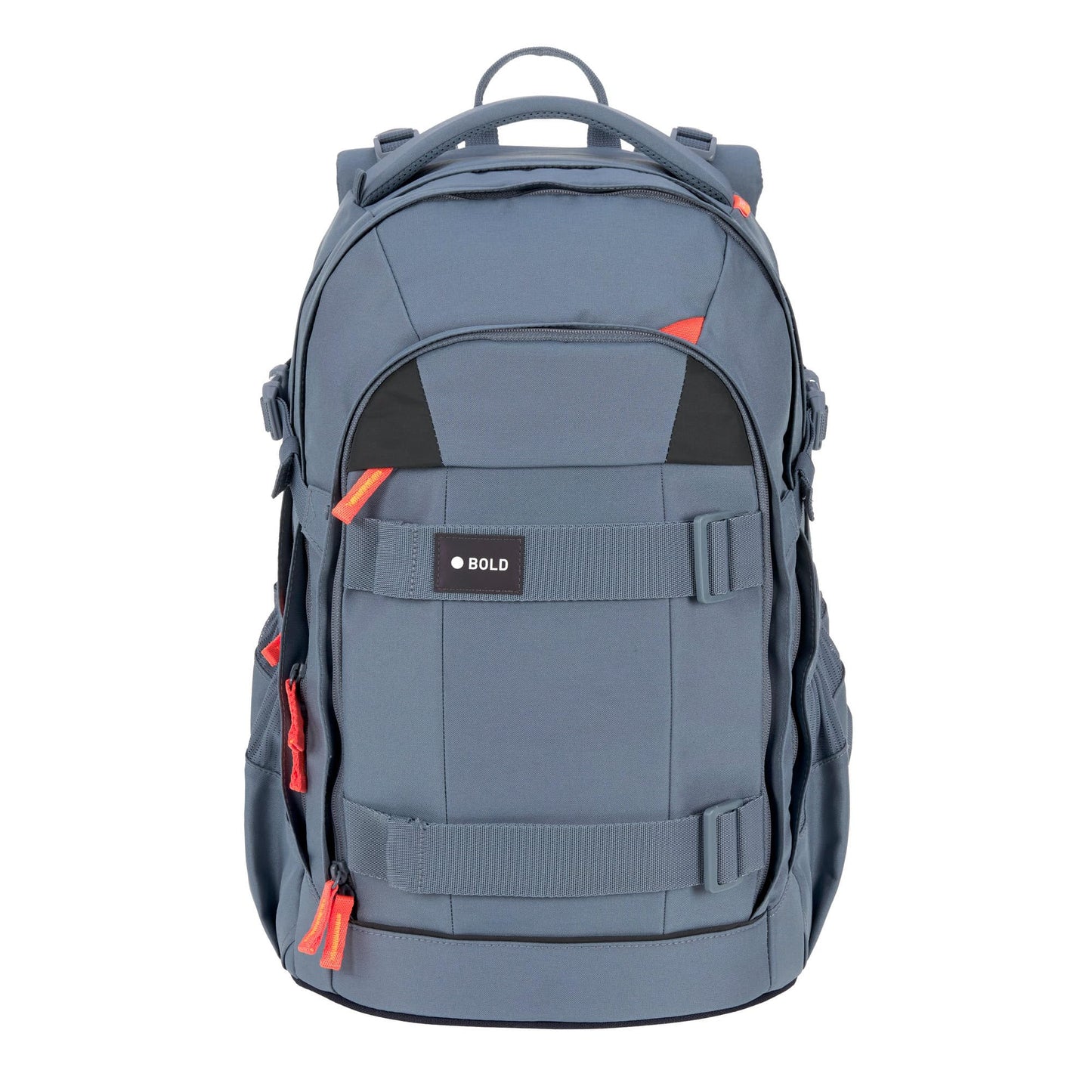 BOLD Lässig Schulrucksack | Reflektoren | Höhenverstellbar | Blau
