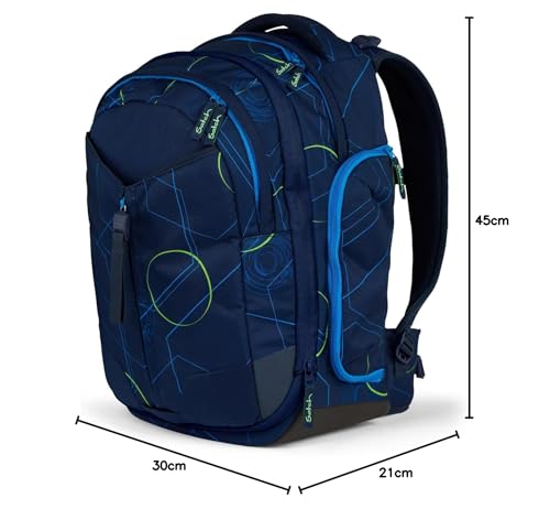 Satch Match ab 5. Klasse, ergonomisch, 35 L Stauraum, standfest, Organisationstalent