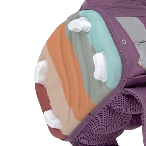 LÄSSIG 7-teiliges Schulranzen Set Kinder/School Set Boxy Unique purple