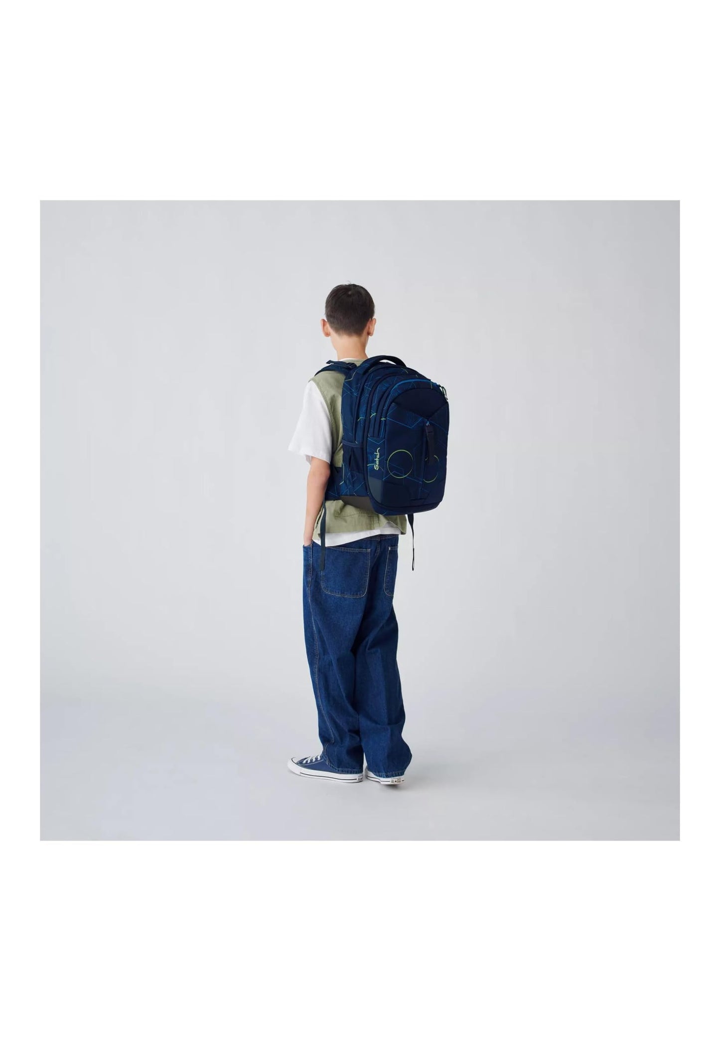 Satch Match ab 5. Klasse, ergonomisch, 35 L Stauraum, standfest, Organisationstalent