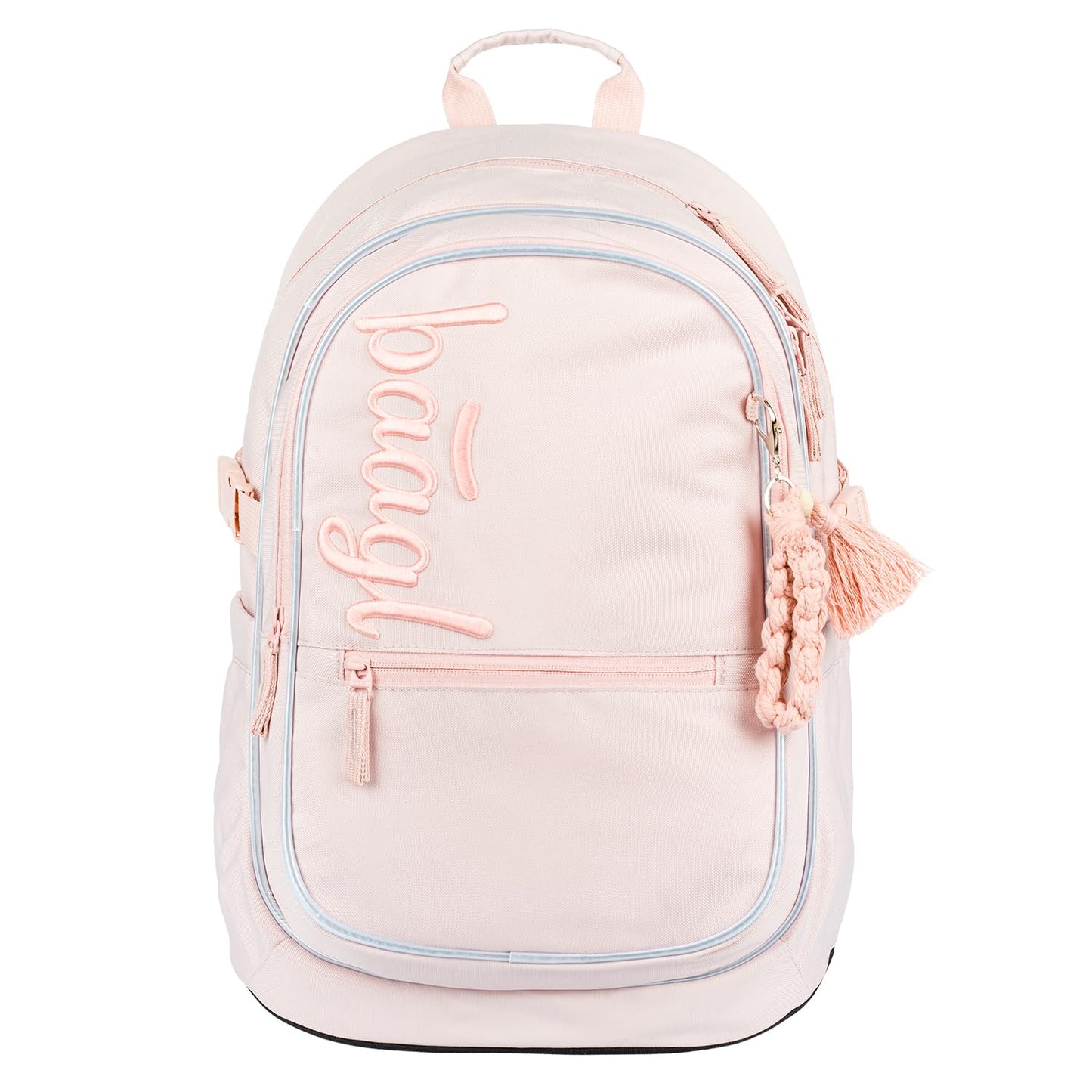 Baagl Schulrucksack-Set 3-teilig | Ergonomisch | Brustgurt | Grundschule | Sand