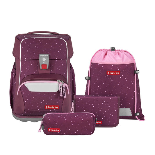 Step by Step Basis Set „Berry Stars“ 4-teilig | Ergonomisch | Hüft-/Brustgurt
