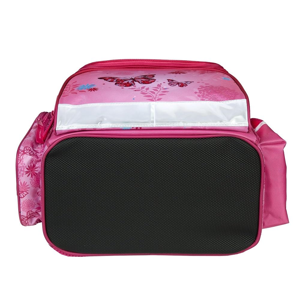 Familando Schulranzen Komplett-Set | Ergonomisch | Mit Schultüte | Butterfly Pink