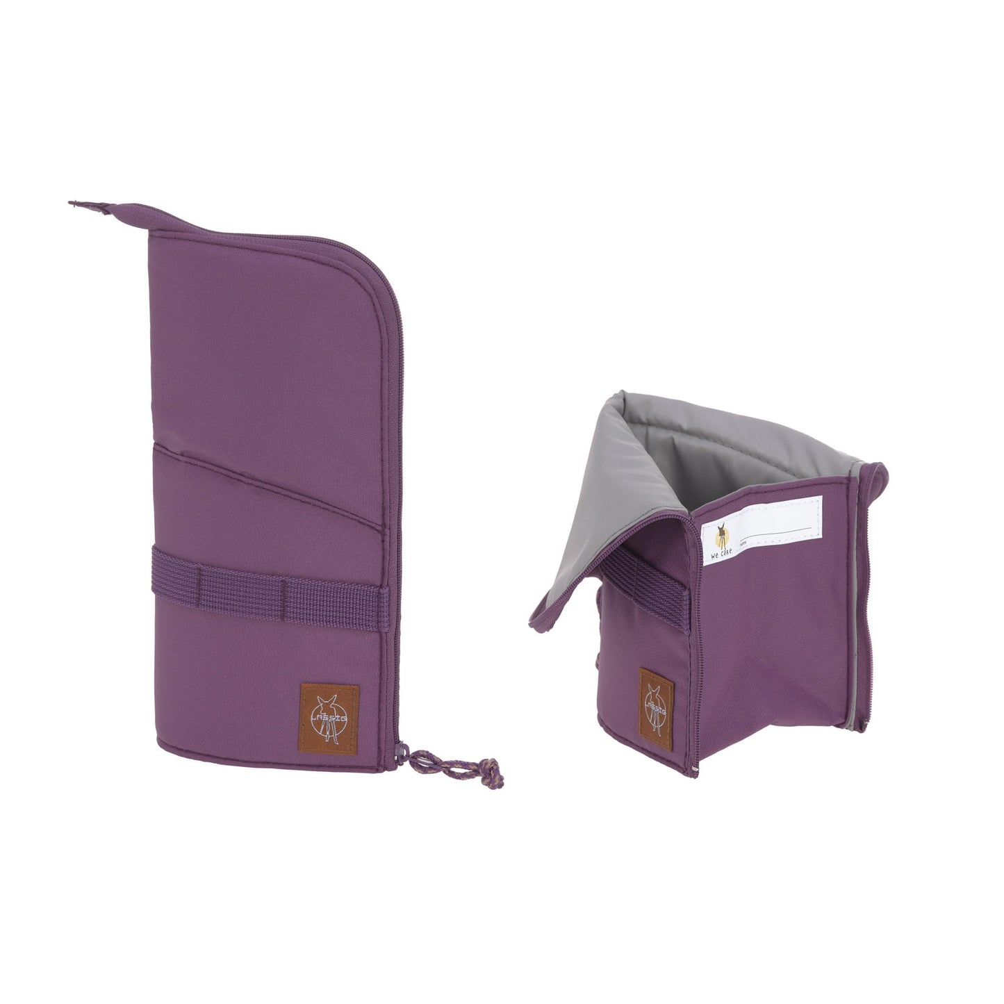 LÄSSIG 7-teiliges Schulranzen Set Kinder/School Set Boxy Unique purple