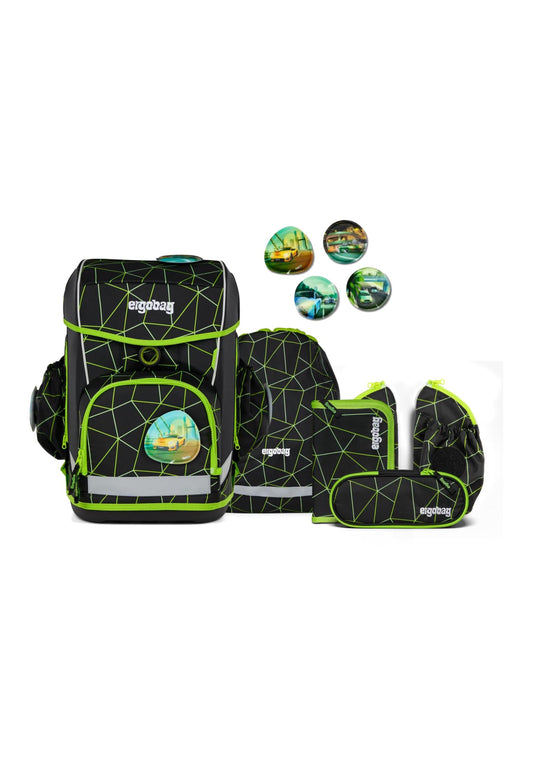 ergobag cubo Light Set ergonomischer Schulanzen, extra leicht, Set 5-teilig, 780 g