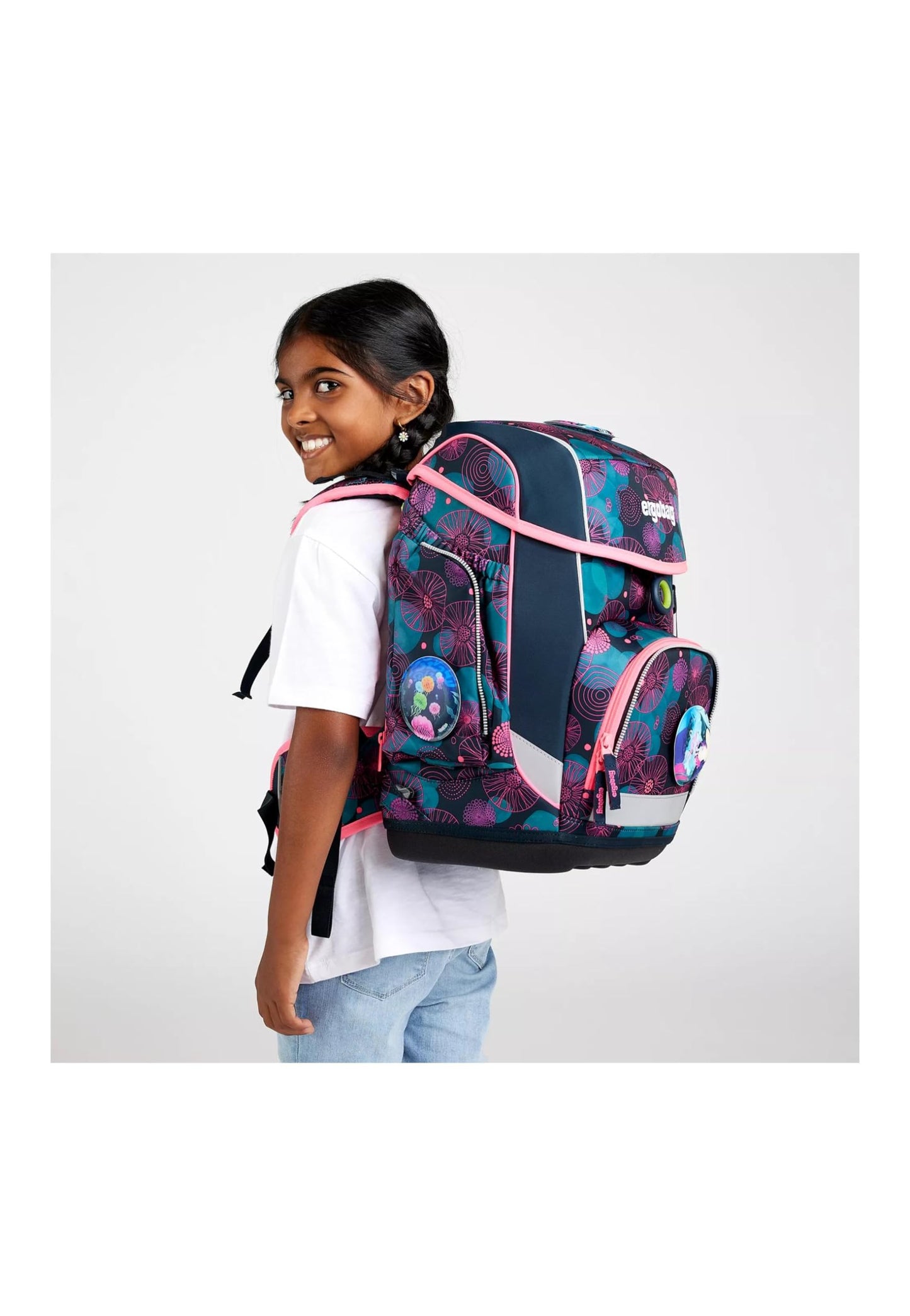 ergobag cubo Set ergonomischer Schulranzen, Vorgänger-Kollektion, klassisch 5-teilig 1. Klasse Grundschule
