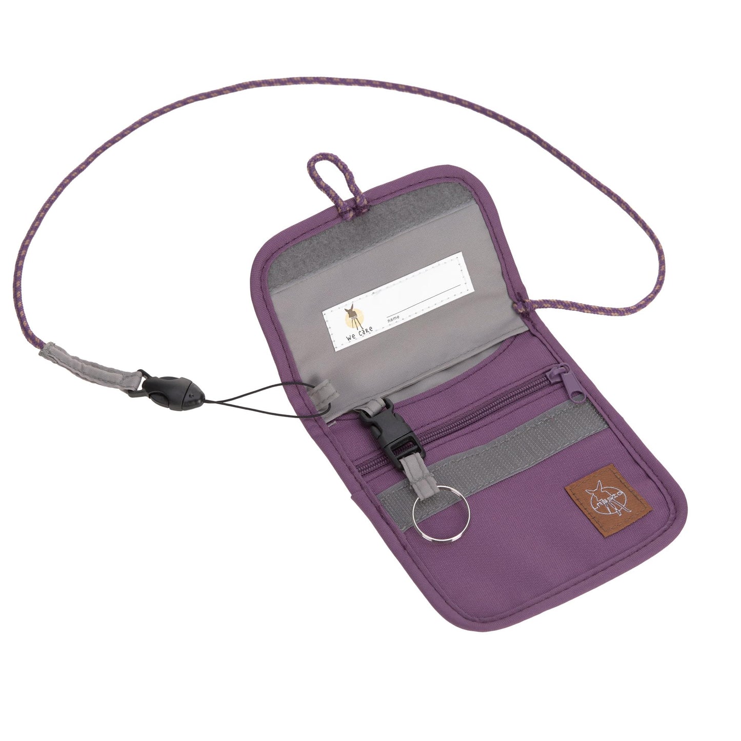 LÄSSIG 7-teiliges Schulranzen Set Kinder/School Set Boxy Unique purple