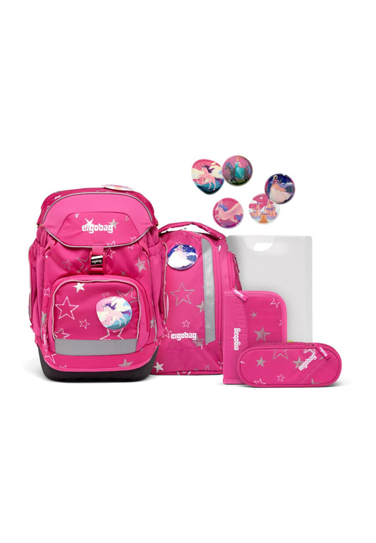 ergobag Pack Set Schulranzen 6-teilig | Ergonomisch | Flexibel | 1. Klasse